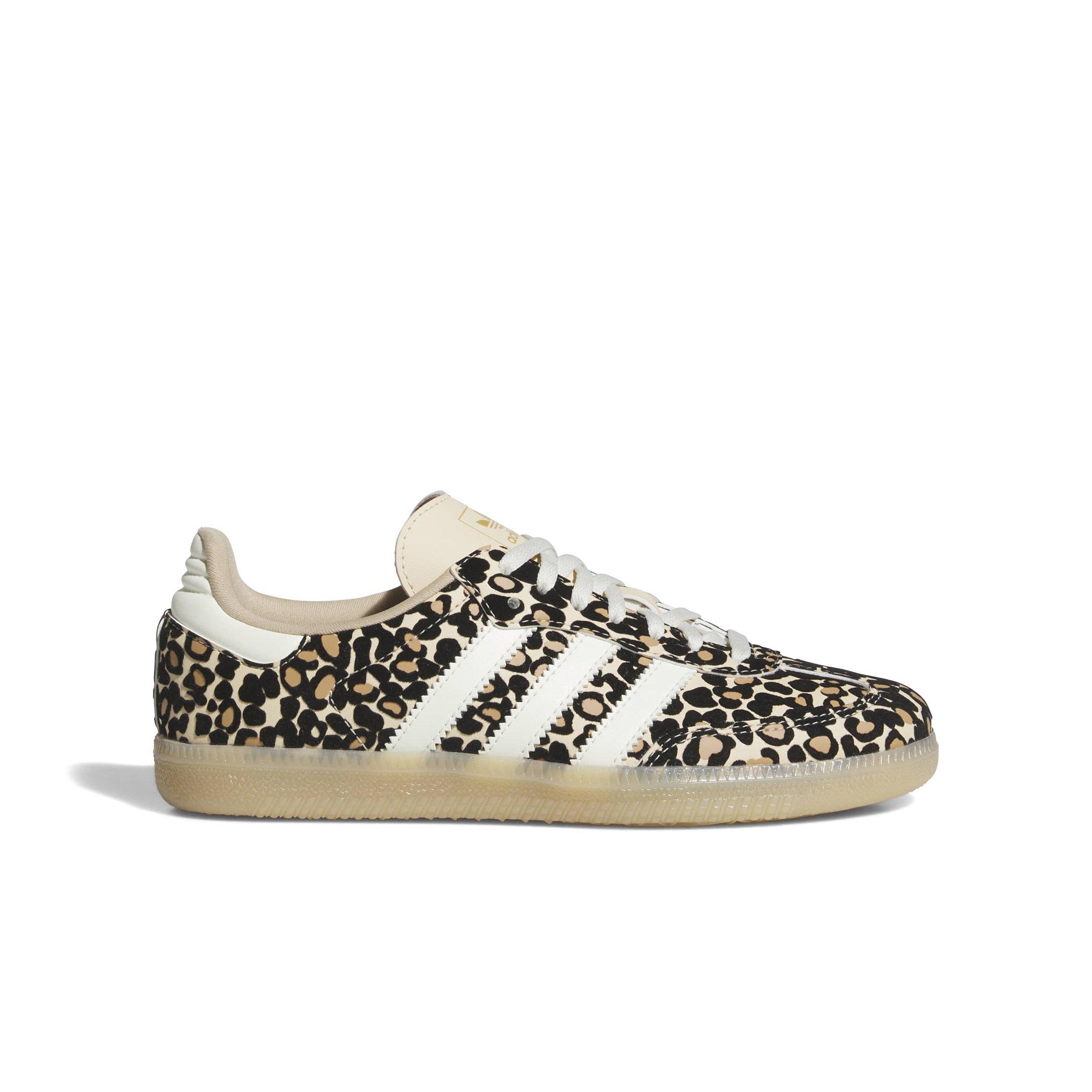 adidas Originals Samba OG "Cheetah Print" Grade School Girls' Shoe - BROWN/BLACK